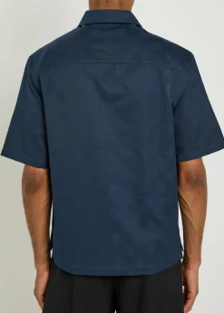 Monogram cotton shirt