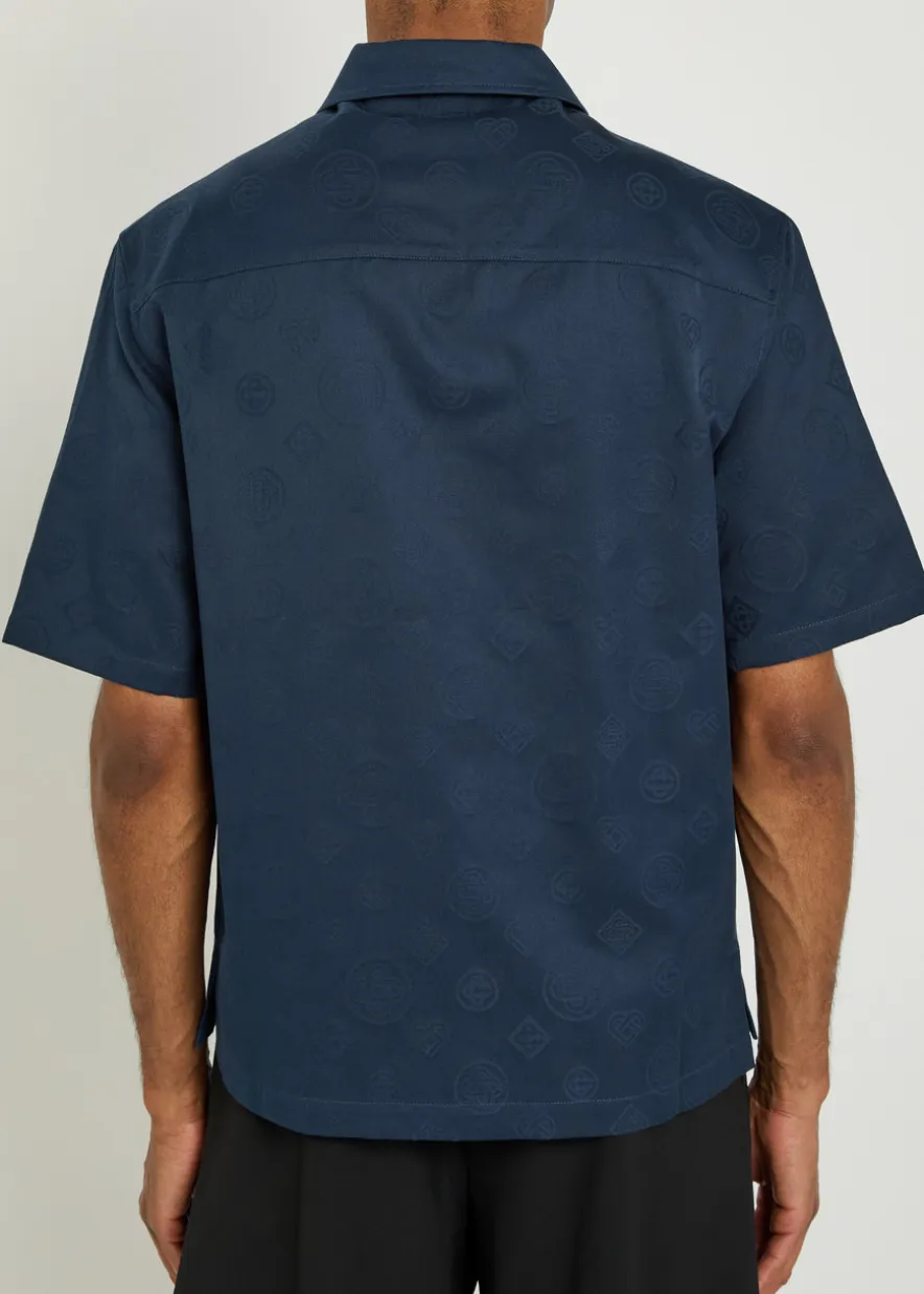 Monogram cotton shirt