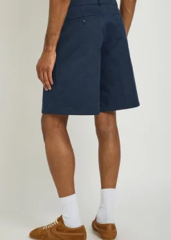 Monogram cotton shorts