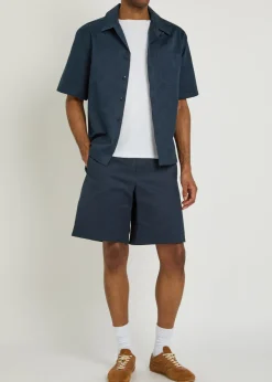 Monogram cotton shorts