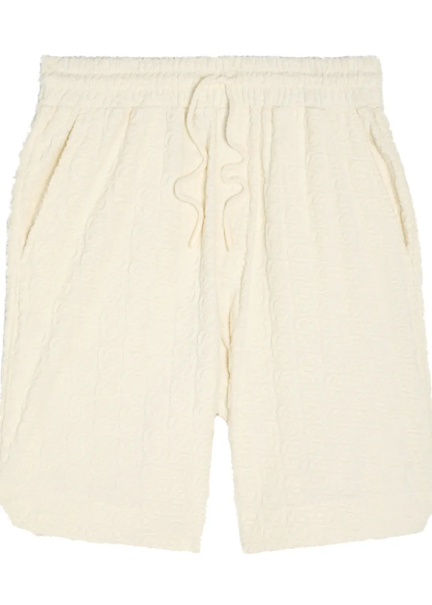 Monogramme terry cotton shorts