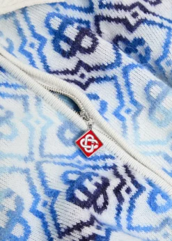 Monogram wool-blend cardigan