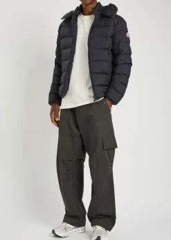 Montbrocq quilted hooded shell jacket