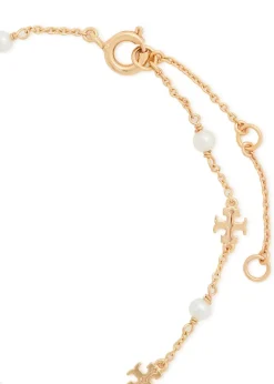 Moondance 18kt gold-plated logo bracelet