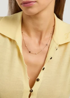 Moondance pearl 18kt gold-plated necklace