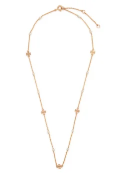 Moondance pearl 18kt gold-plated necklace