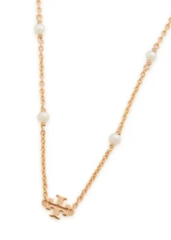 Moondance pearl 18kt gold-plated necklace