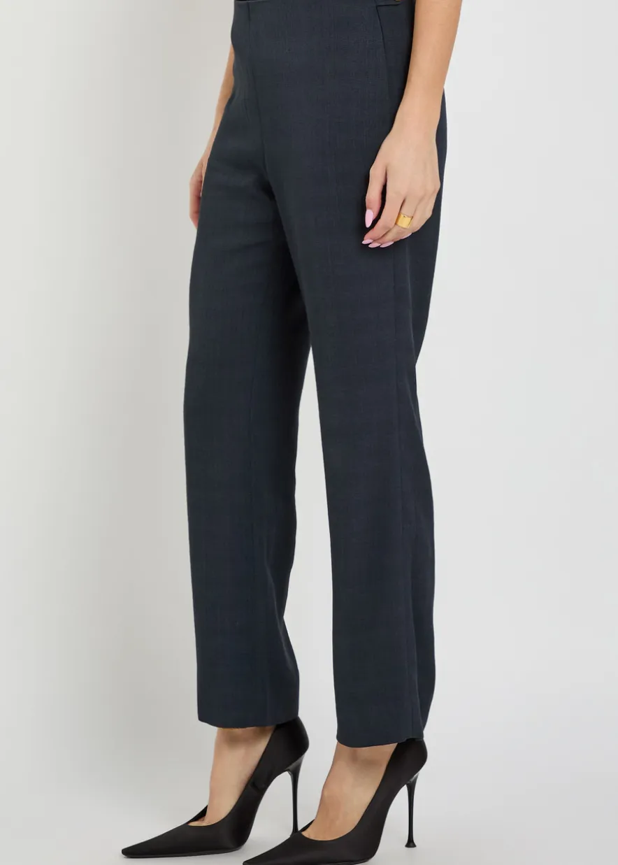 Morelia flared-leg woven trousers