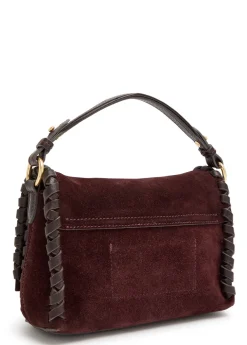Mortimer leather and suede cross-body bag