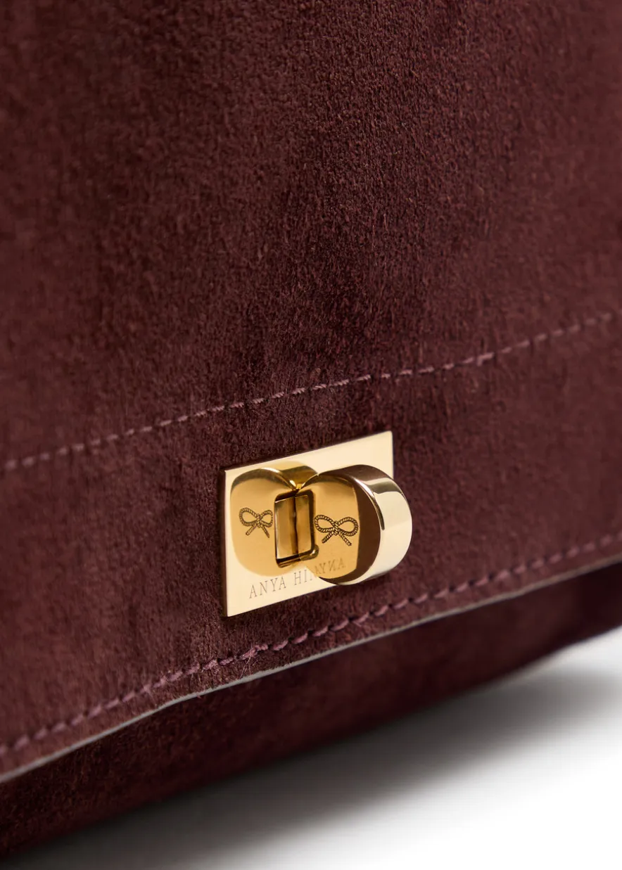 Mortimer leather and suede cross-body bag
