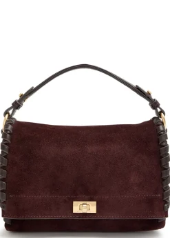 Mortimer leather and suede cross-body bag