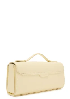 Mortimer leather clutch