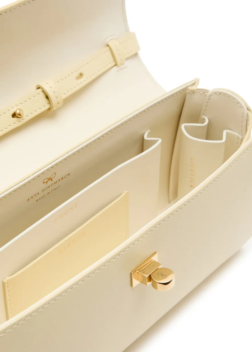 Mortimer leather clutch