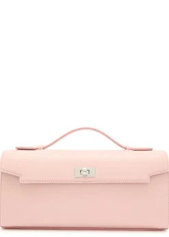 Mortimer leather clutch