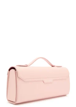 Mortimer leather clutch