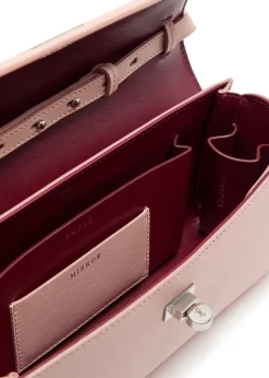 Mortimer leather clutch