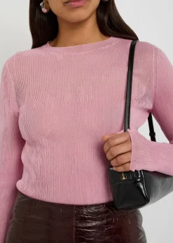 Mosi fine-knit silk top