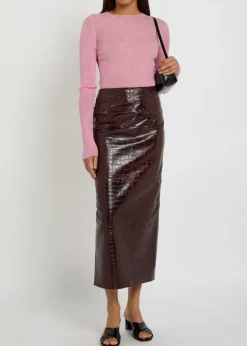 Mosi fine-knit silk top