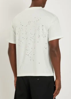 MothTech distressed cotton T-shirt