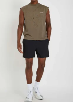 MothTech™ Muscle distressed cotton T-shirt
