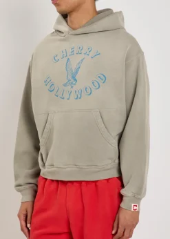 Motors hooded cotton sweatshirt