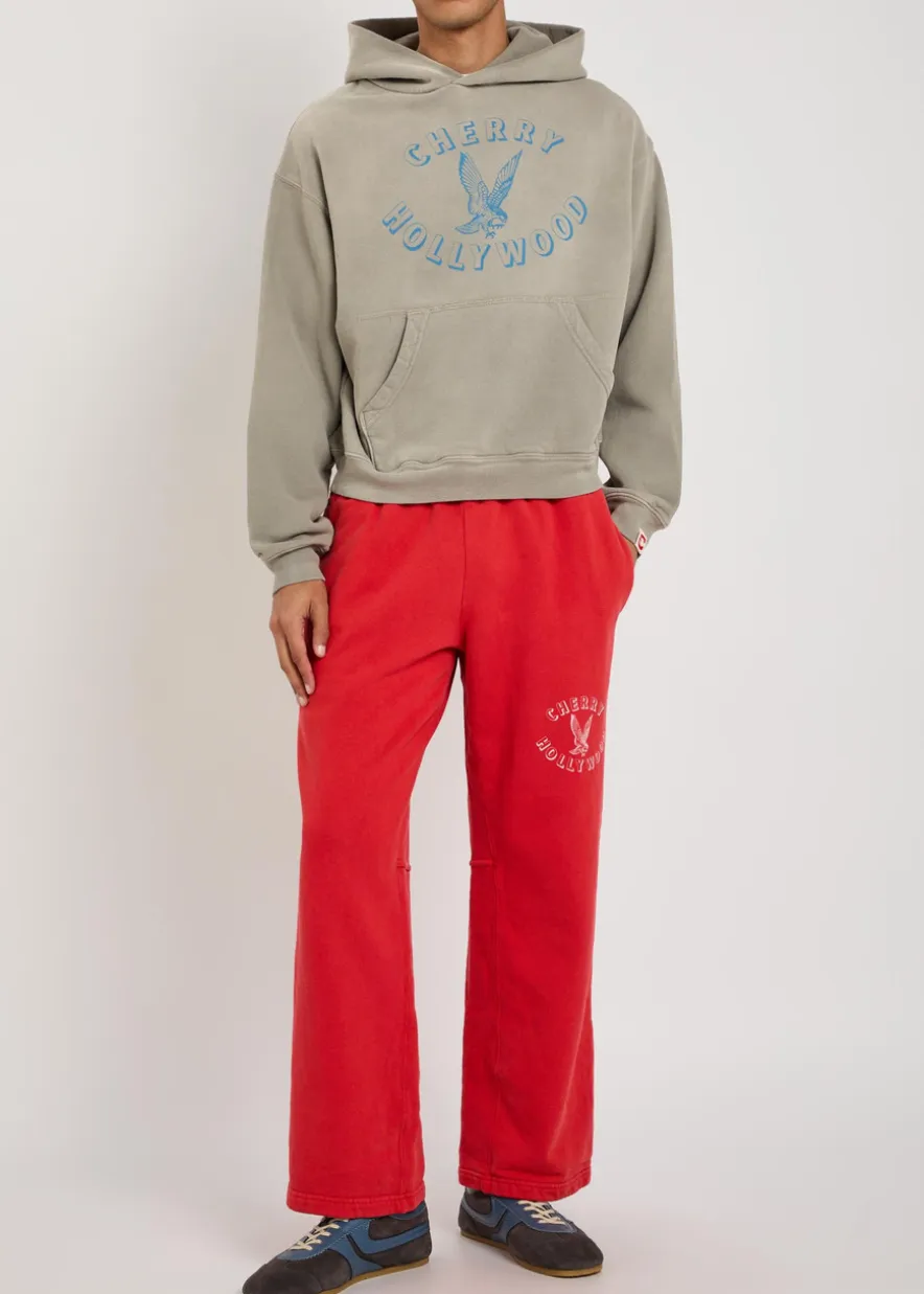 Motors hooded cotton sweatshirt