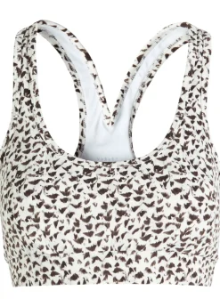 Move Selma printed stretch-jersey bra