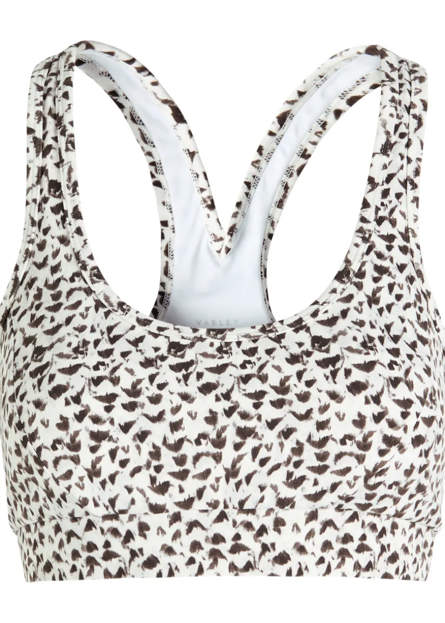Move Selma printed stretch-jersey bra