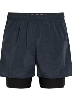 Myles crinkled stretch-nylon run shorts