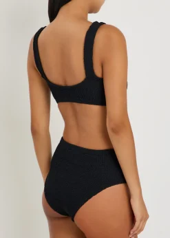 Nadine cut-out seersucker bikini