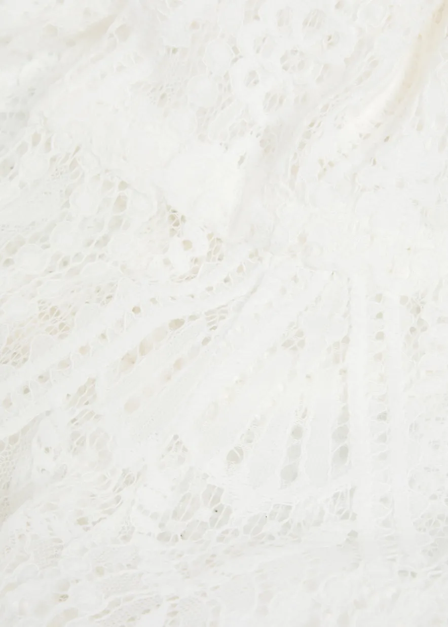 Naia lace cover-up mini dress