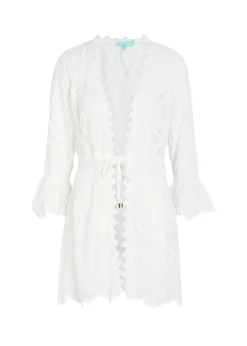 Naia lace cover-up mini dress