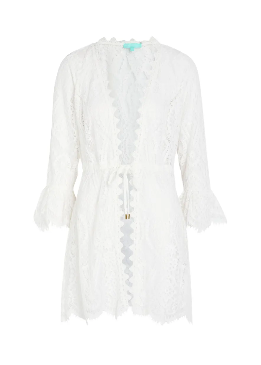 Naia lace cover-up mini dress