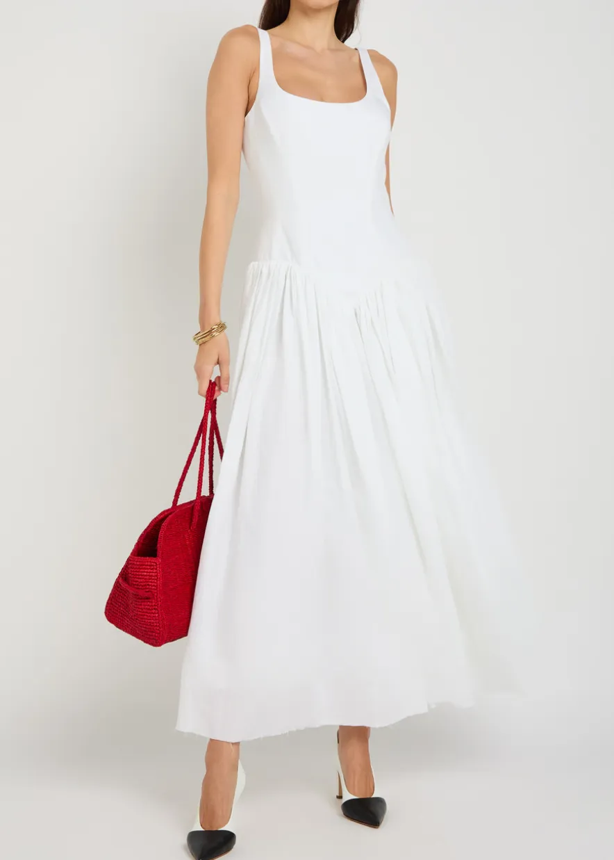 Naia linen maxi dress