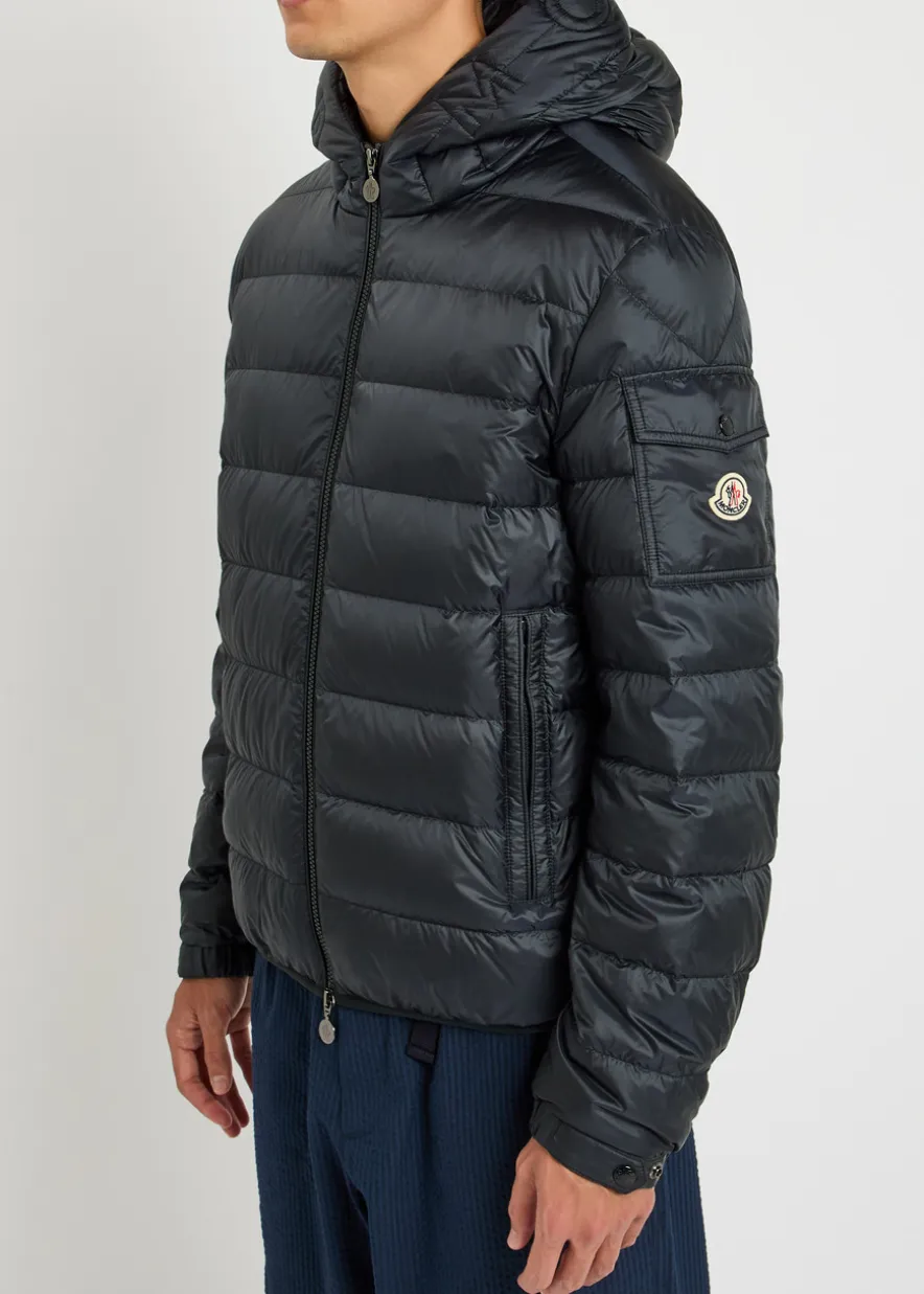 Najan quilted hooded shell jacket