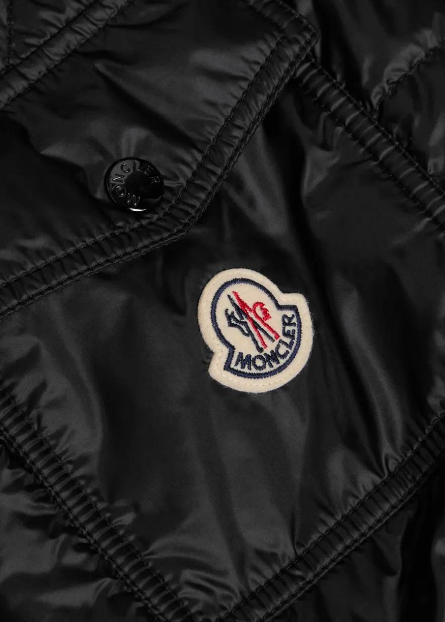 Najan quilted hooded shell jacket