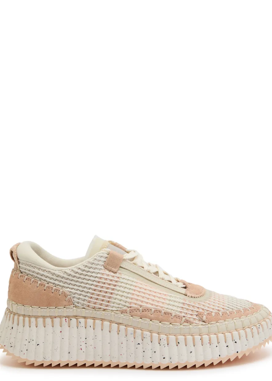 Nama panelled knitted sneakers