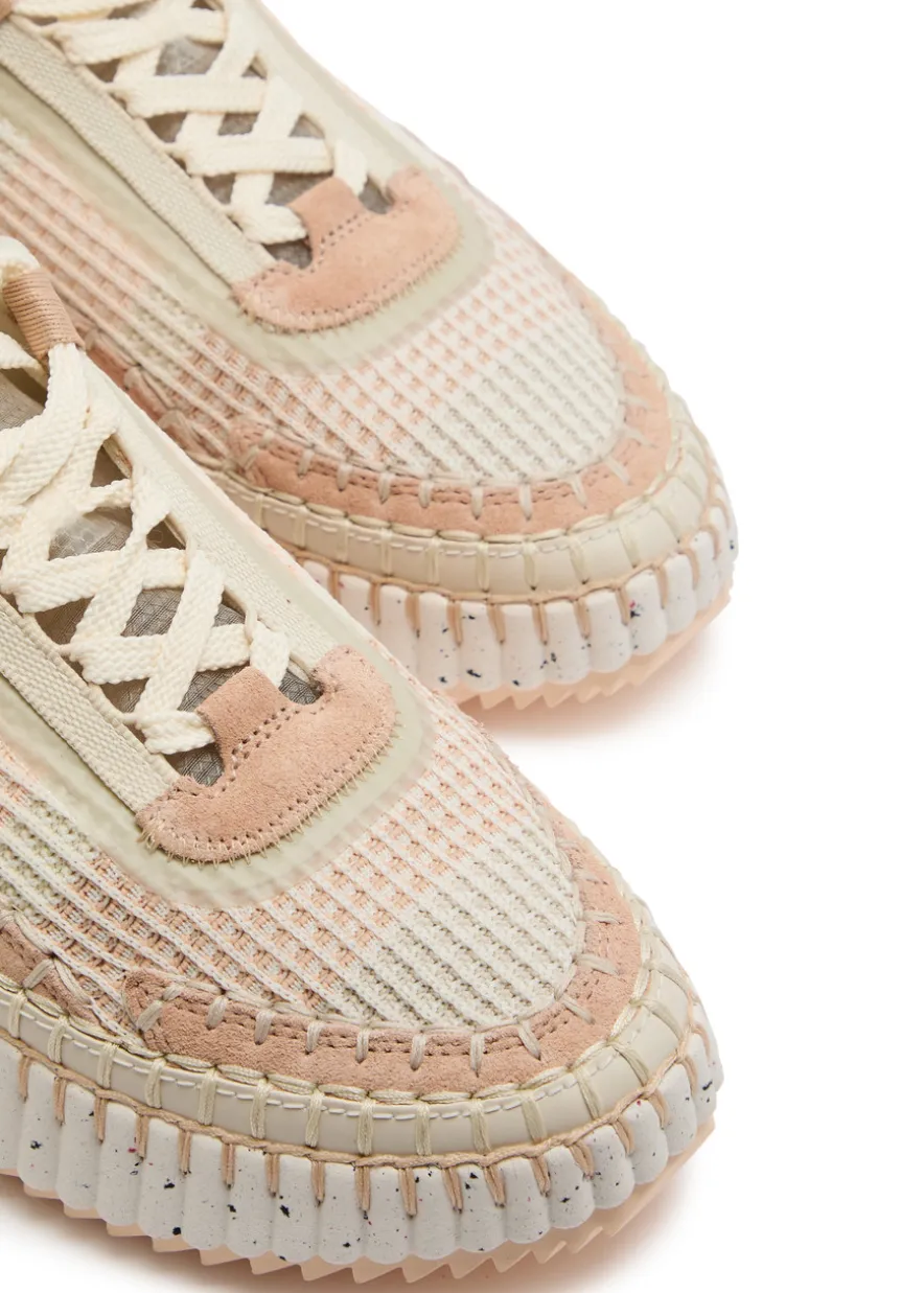 Nama panelled knitted sneakers