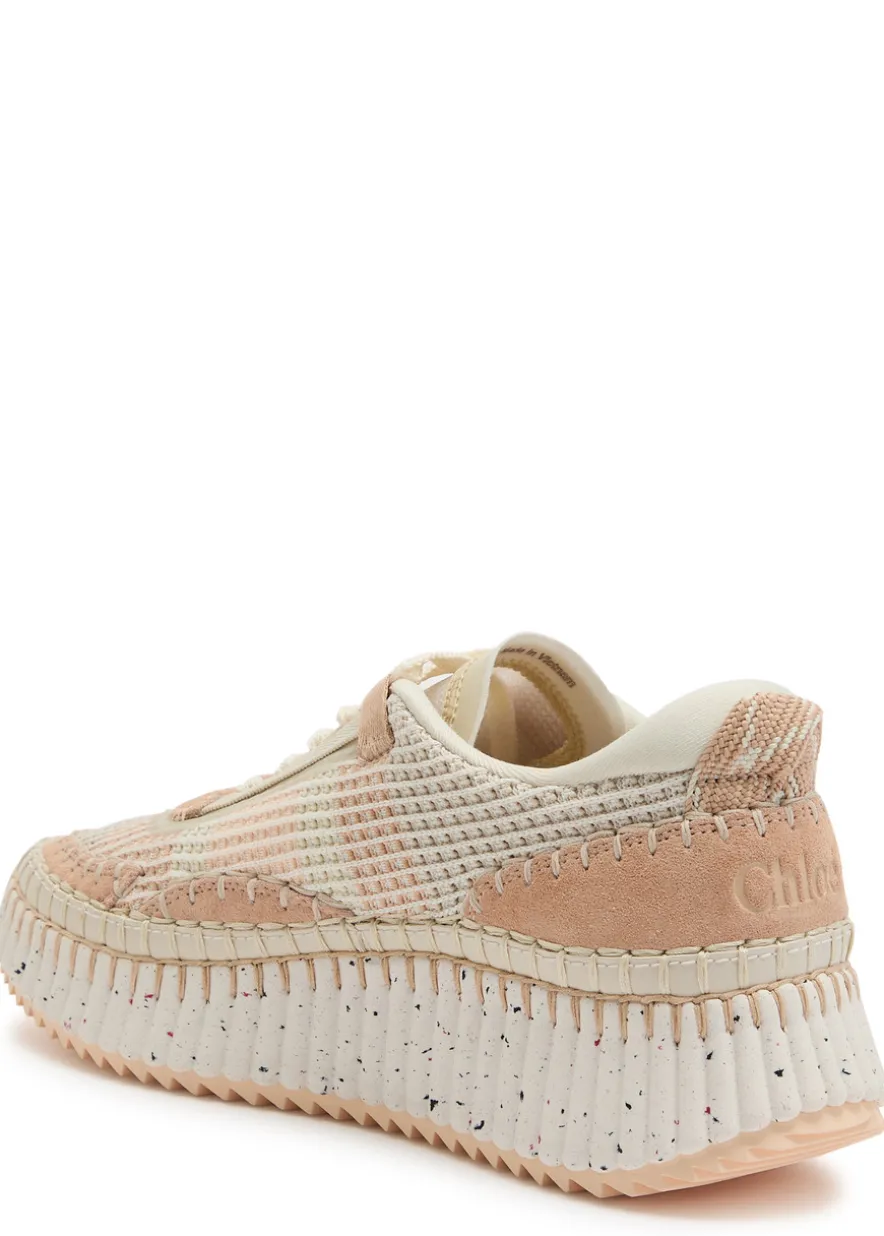 Nama panelled knitted sneakers