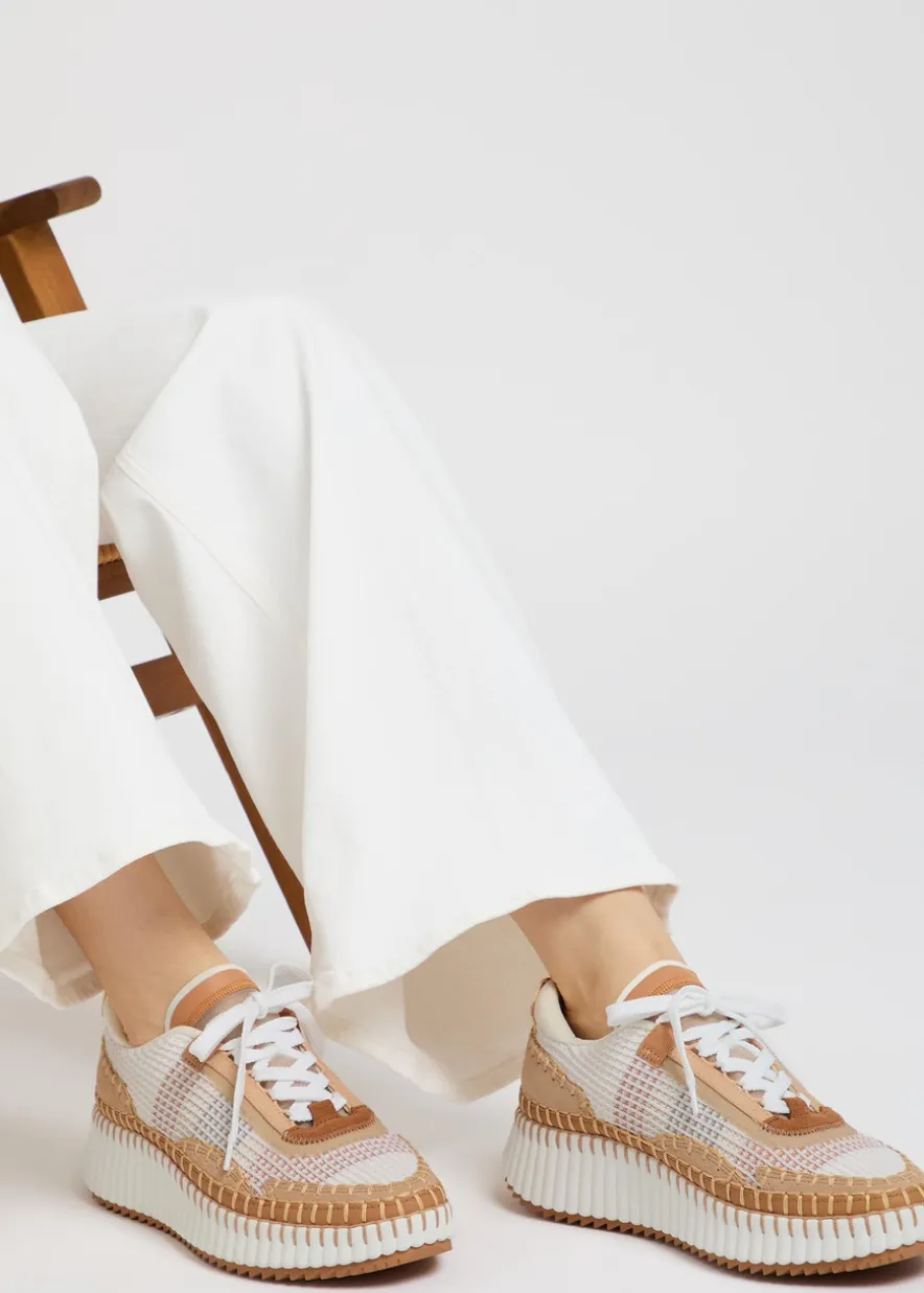 Nama panelled knitted sneakers
