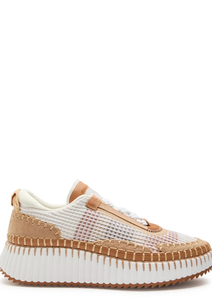 Nama panelled knitted sneakers