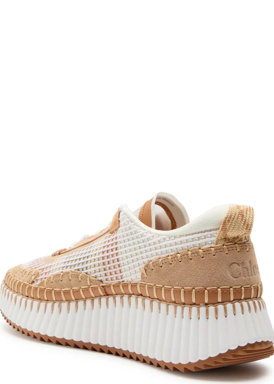Nama panelled knitted sneakers
