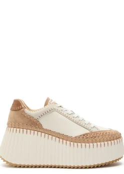 Nama 80 panelled leather sneakers