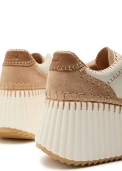 Nama 80 panelled leather sneakers