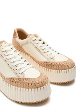 Nama 80 panelled leather sneakers