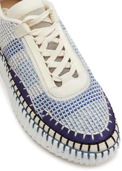 Nama panelled recycled mesh sneakers