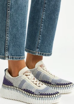 Nama panelled recycled mesh sneakers
