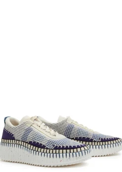 Nama panelled recycled mesh sneakers