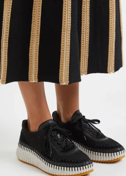 Nama panelled recycled mesh sneakers
