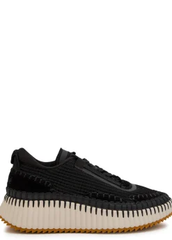 Nama panelled recycled mesh sneakers